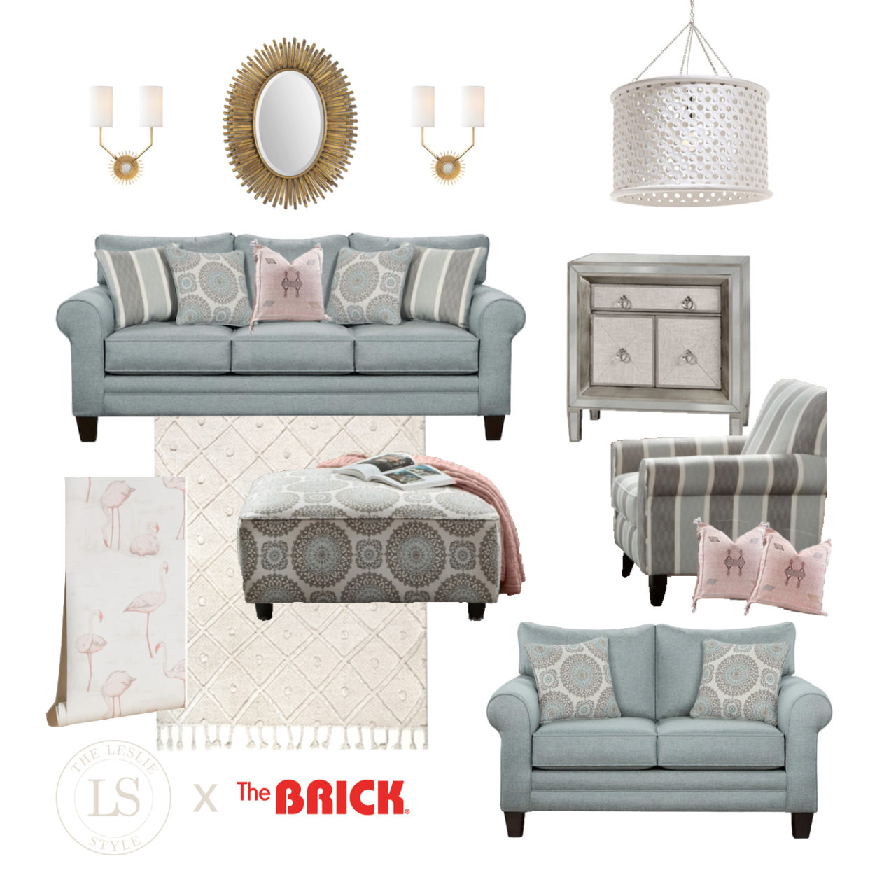 Family Room Furniture Refresh - The Leslie Style