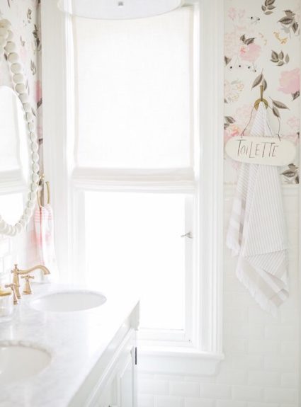 Airy, Modern, Feminine Bathroom Renovation Reveal