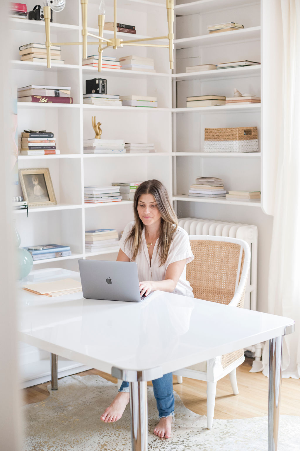 Office Reveal And 5 Reasons To Use A Dining Table As A Desk The